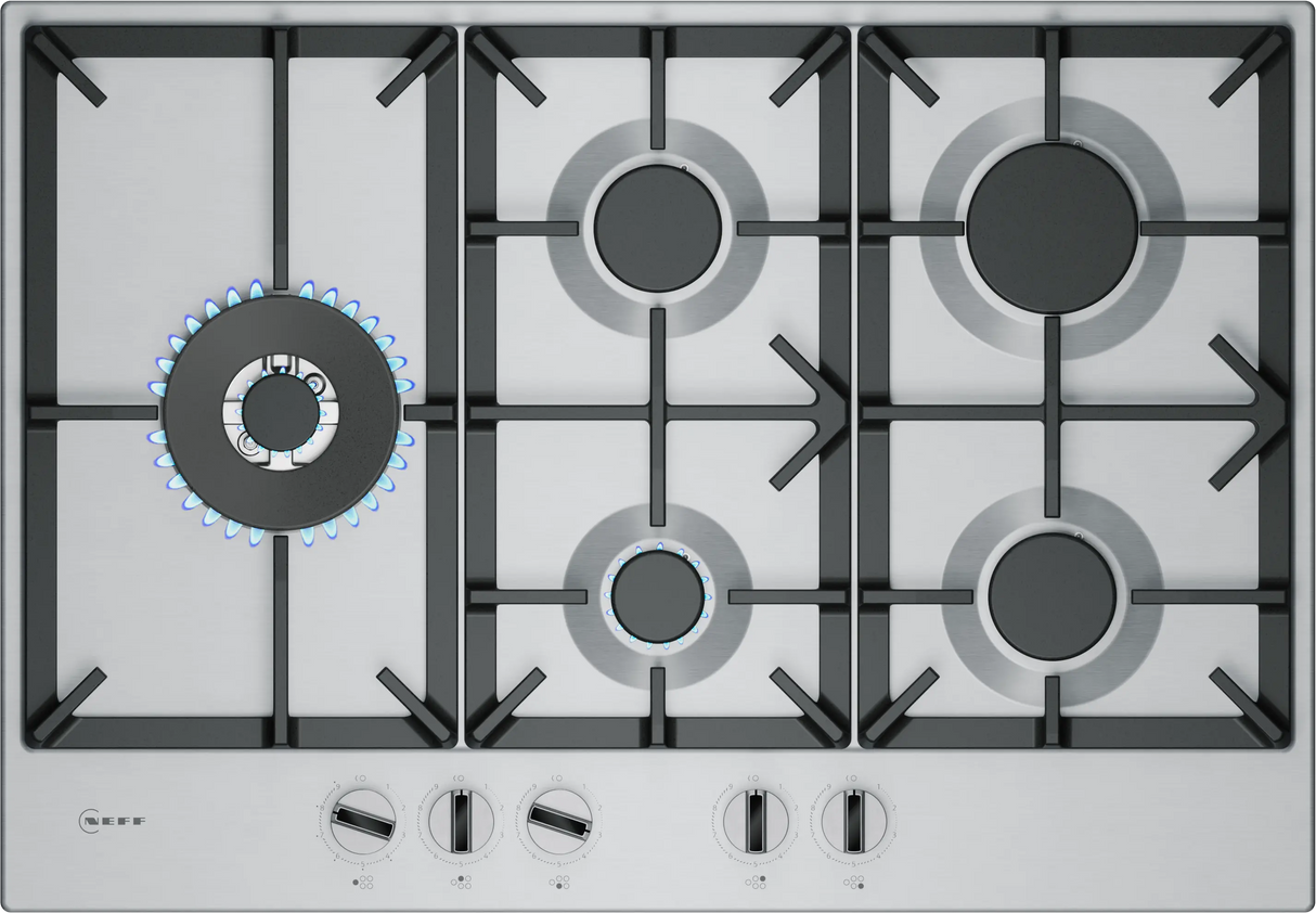 Neff N70 75cm Gas Hob - Stainless Steel | T27CIS8N0