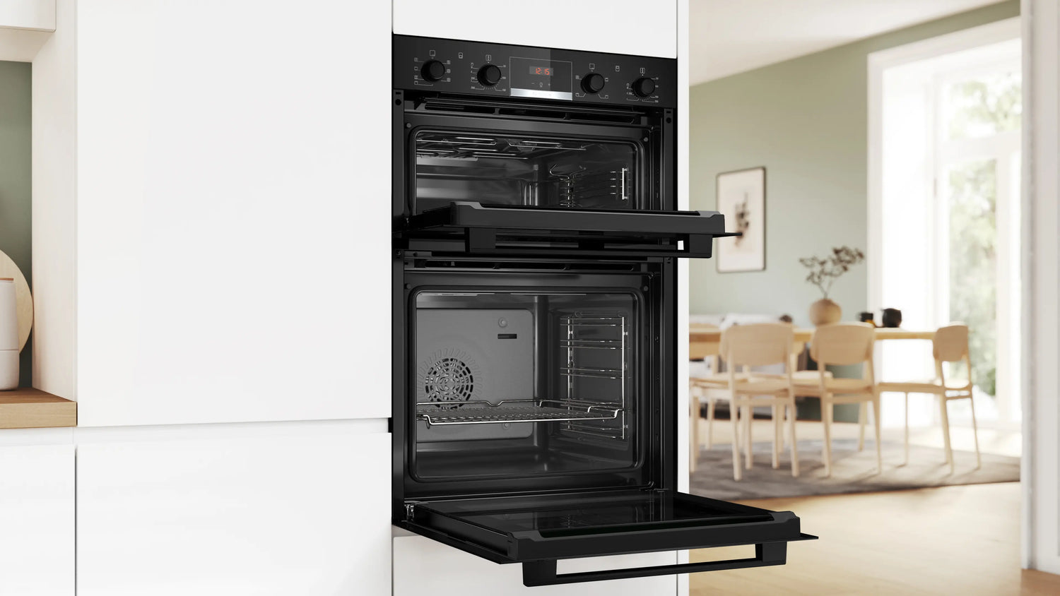 Bosch Series 4 Built-in double oven - Black | MBA533BB3B