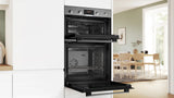 Bosch Series 4 60cm Built In Double Oven - Stainless Steel | MBA533BS3B