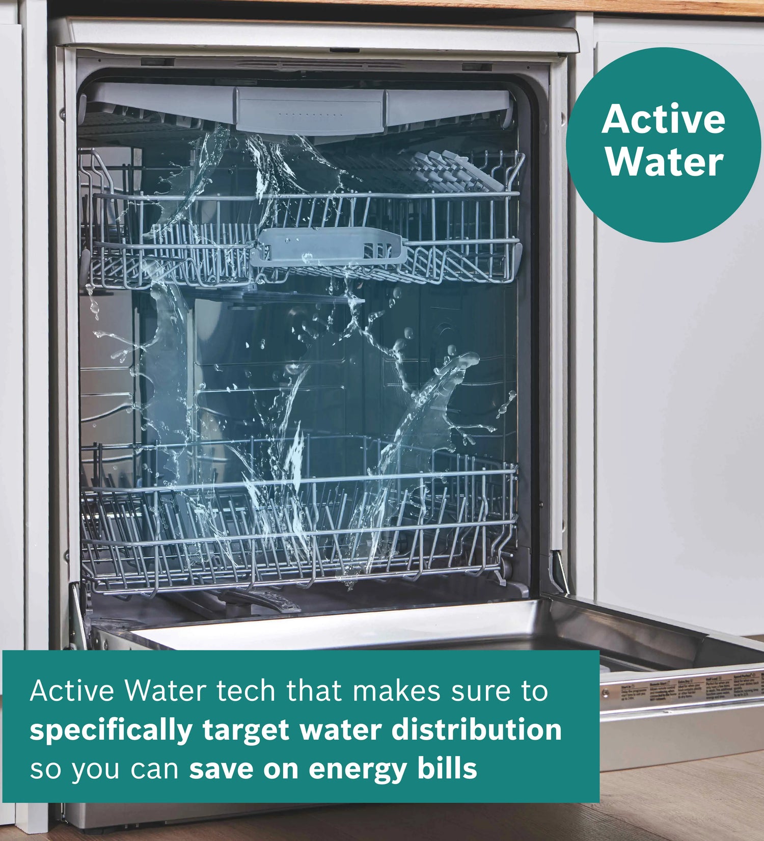 Bosch Series 4 60cm Fully-Integrated Dishwasher Variable Hinge - White | SMH4HVX14G