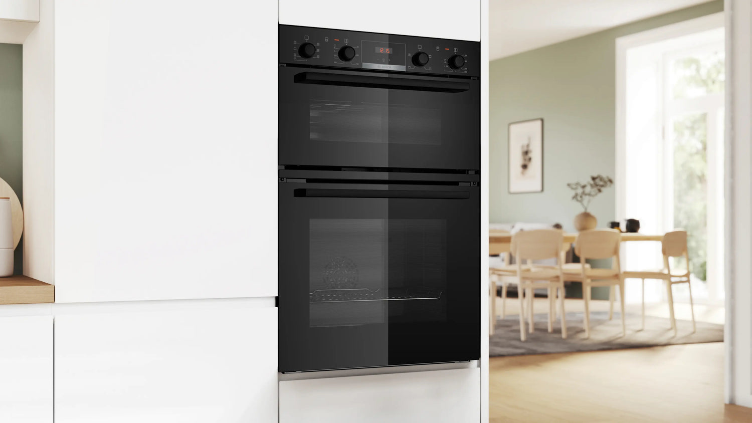 Bosch Series 4 Built-in double oven - Black | MBA533BB3B