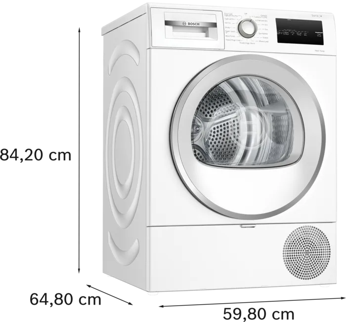 Bosch Series 4 Heat pump tumble dryer 8 kg | WTH85224GB