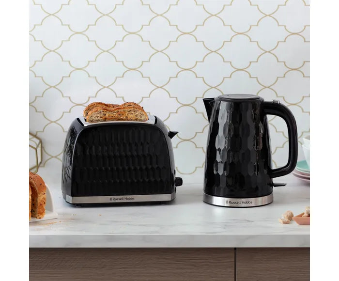 Russell Hobbs Honeycomb Electric 1.7L Cordless Kettle Black | 26051
