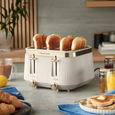 Russell Hobbs Brontë 4 Slice Toaster - Stone | 26771 — Callaghans ...