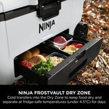 Ninja FrostVault 65QT/61L Wheeled Cooler with Dry Zone - Cloud White  | FB265EUUKWH