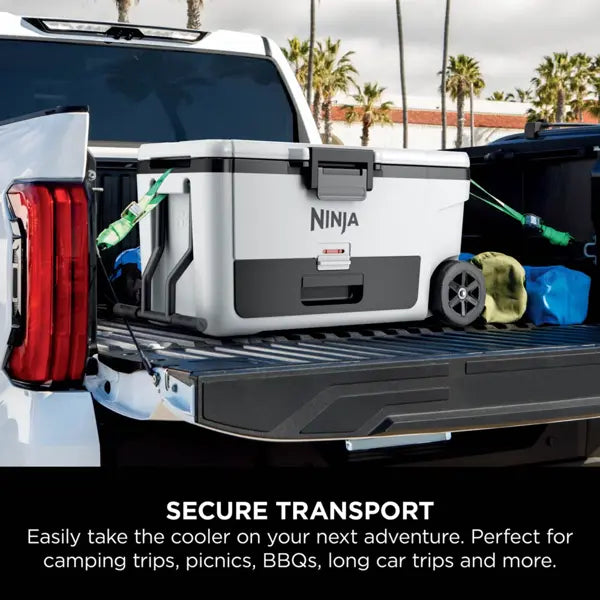 Ninja FrostVault 65QT/61L Wheeled Cooler with Dry Zone - Cloud White  | FB265EUUKWH