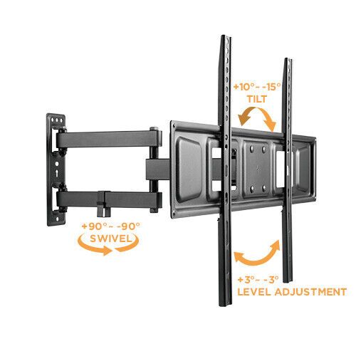 Thor Double Arm TV Wall Bracket 400x400 28088R