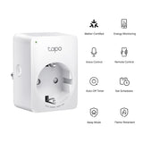 Tapo Mini Smart Wi-Fi Plug, Energy Monitoring | TAPOP110M