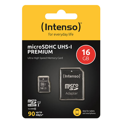 Intenso 16GB microSD Card UHS-I Premium | 3423470