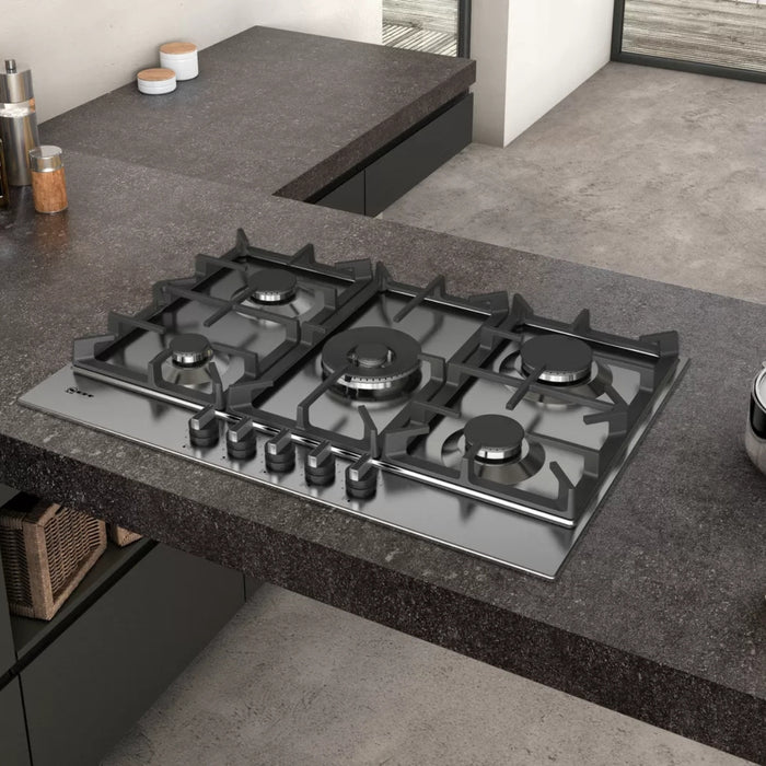 Neff N70 75cm S/Steel Gas Hob T27DS59N0