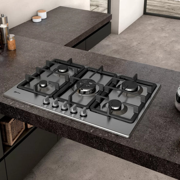 Neff N50 75cm S/Steel Gas Hob T27BB59N0