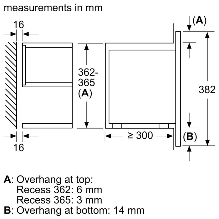 Neff N70 Integrated Microwave Left Hinge NL4GR31G1B