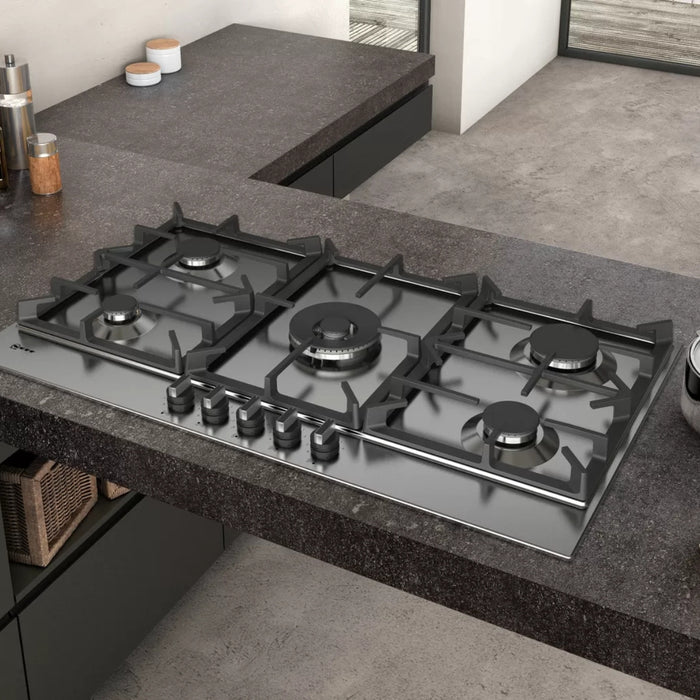 Neff N70 90cm S/Steel Gas Hob T29DS69N0