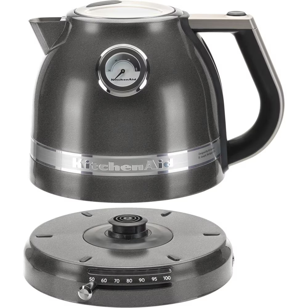 KitchenAid 1.5L Artisan Kettle - Medallion Silver | 5KEK1522BMS