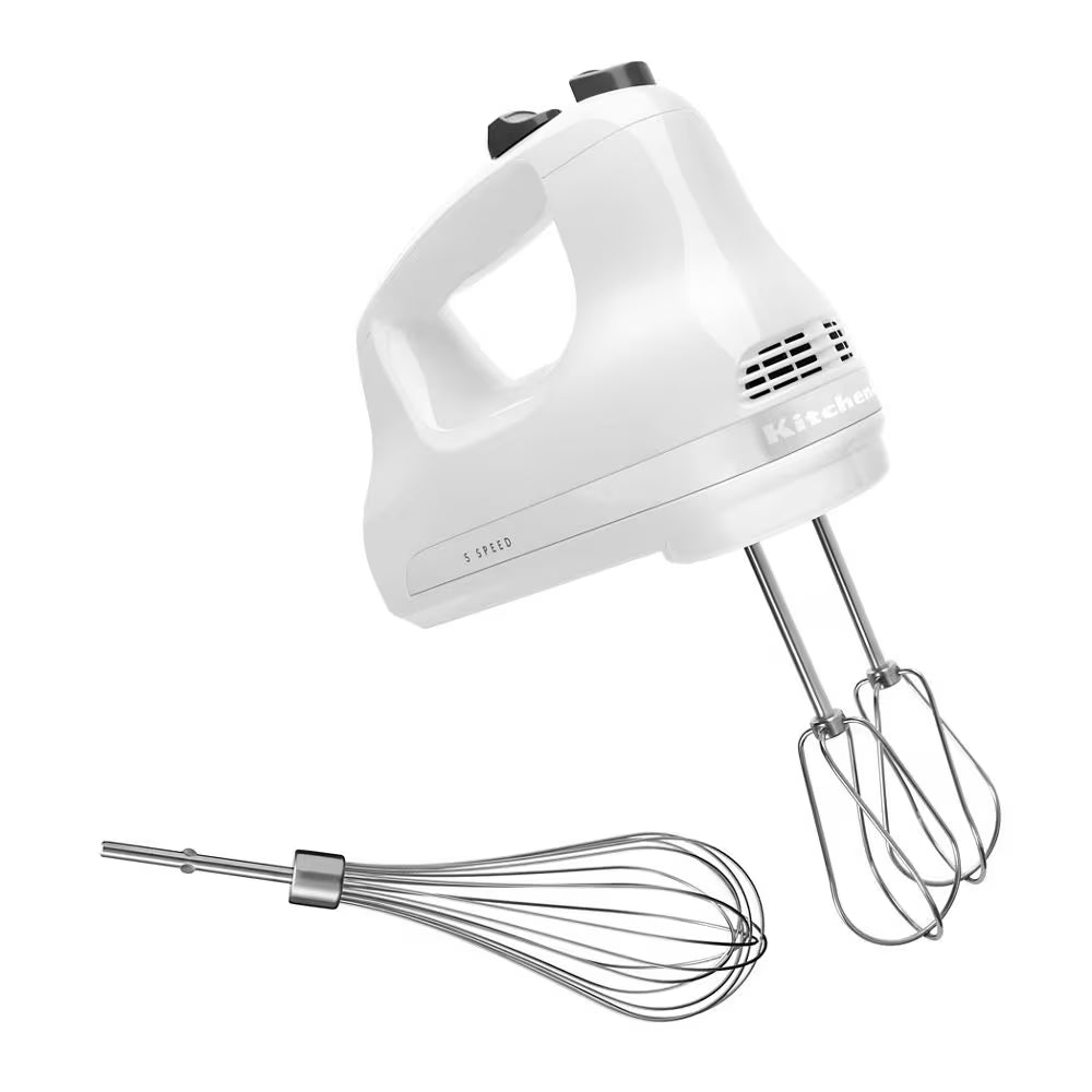 KitchenAid 5-Speed Hand Mixer Classic - White | 5KHM5110BWH