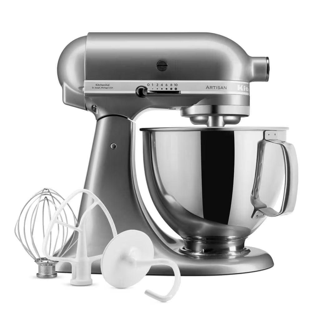 KitchenAid Mixer Tilt-Head 4.8L Artisan - Contour Silver | 5KSM125BCU
