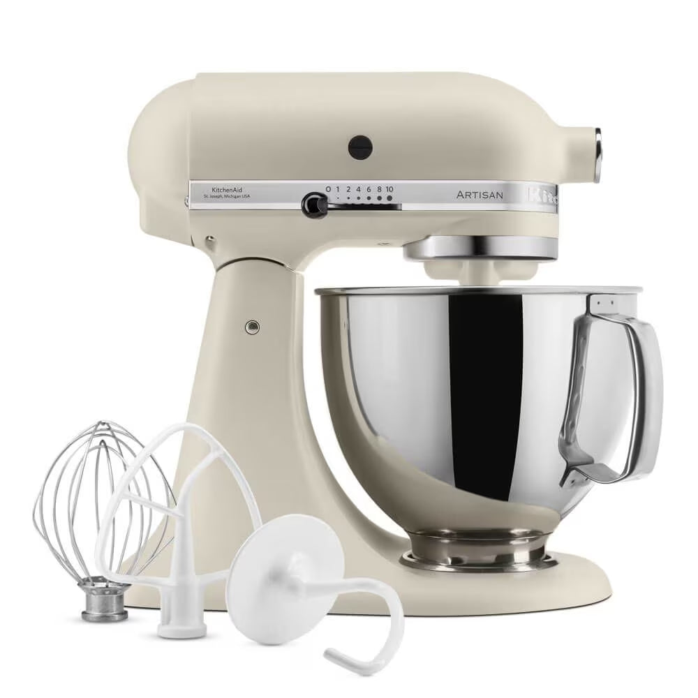 KitchenAid Mixer Tilt-Head 4.8L Artisan - Fresh Linen | 5KSM125BFL