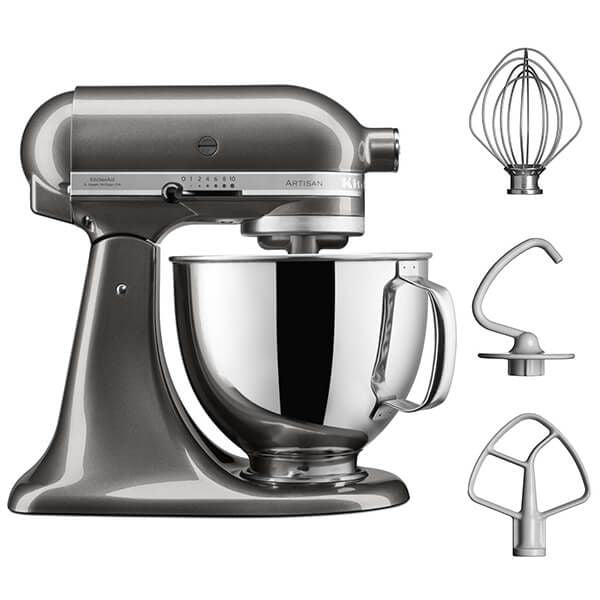 KitchenAid Mixer Tilt-Head 4.8L Artisan - Liquid Graphite | 5KSM125BQG