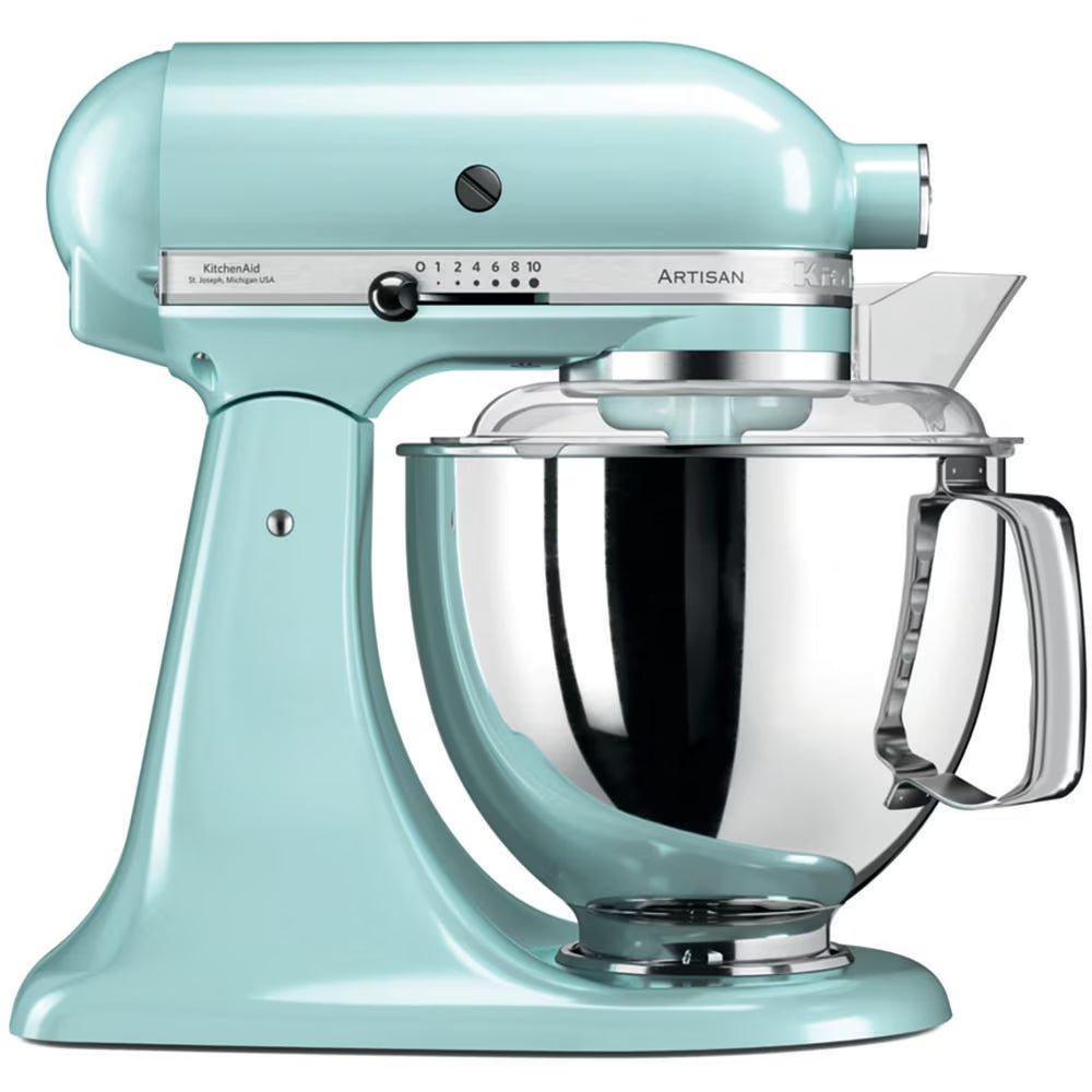 KitchenAid Mixer Tilt-Head 4.8L Artisan With Accessories - Ice Blue | 5KSM175PSBIC