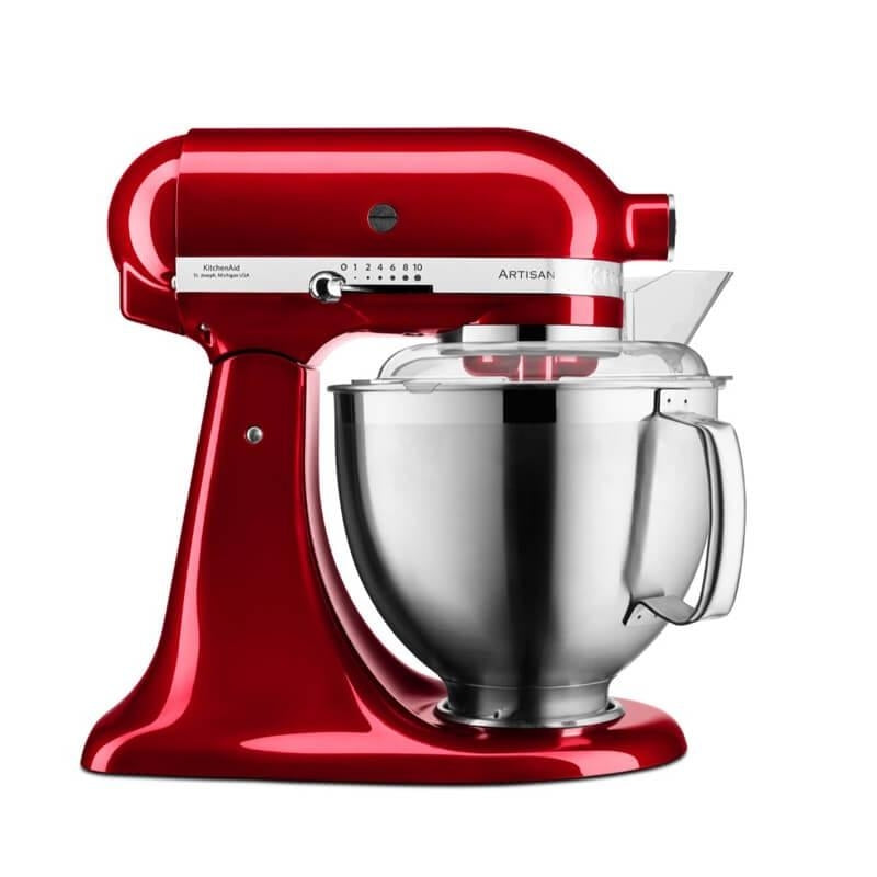 KitchenAid Mixer Tilt-Head 4.8L Artisan Premium - Candy Apple |  5KSM185PSBCA