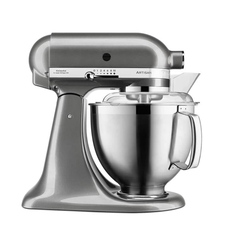 KitchenAid Mixer Tilt-Head 4.8L Artisan Premium - Medallion Silver | 5KSM185PSBMS