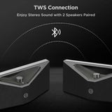 Bugani Brief Pro Portable Bluetooth Speaker with Hi-Res Audio - Black & Gold | BS12303