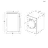 Candy Freestanding Condenser 9kg Dryer - White | CSOEC9TG-80