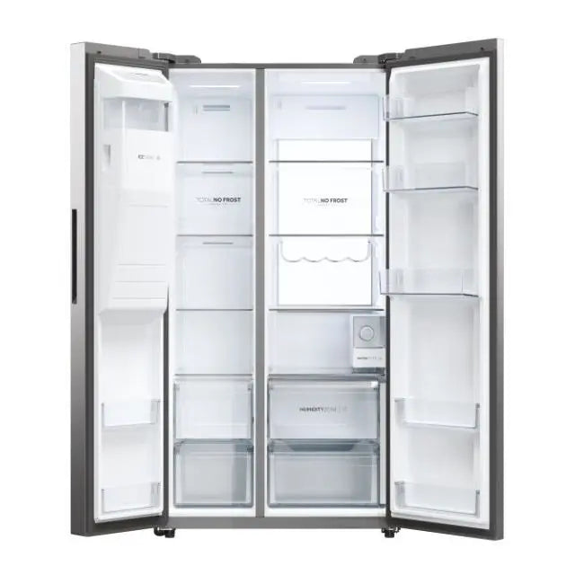 Haier SBS 90 Series 7 American Style Fridge Freezer | Plumbed Water Dispenser | HSW79F18CIMM