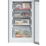 Hoover Freestanding Fridge Freezer - Silver | HVT3CLECKIHS-1