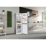 Hoover Freestanding Fridge Freezer - Silver | HVT3CLECKIHS-1