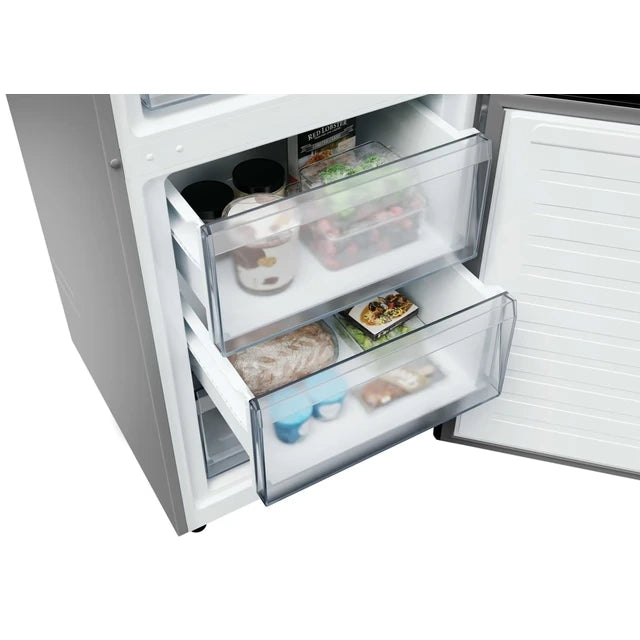 Hoover 60/40 Fridge Freezer - Silver | HONCQ2T618EXK
