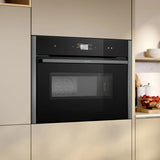 Neff N90 Compact Oven With Microwave - Graphite Grey | C24MS31G0B