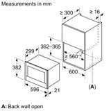 Neff N70 Integrated Microwave Left Hinge NL4GR31G1B