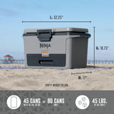 Ninja FrostVault 47L Hard Cooler with Dry Zone Slate Grey | FB151UKGY