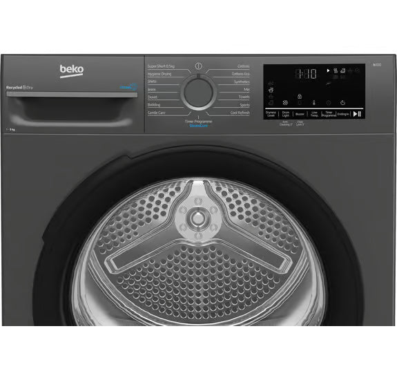 Beko 9KG Heat Pump Dryer - Anthracite | BM3T3933NA