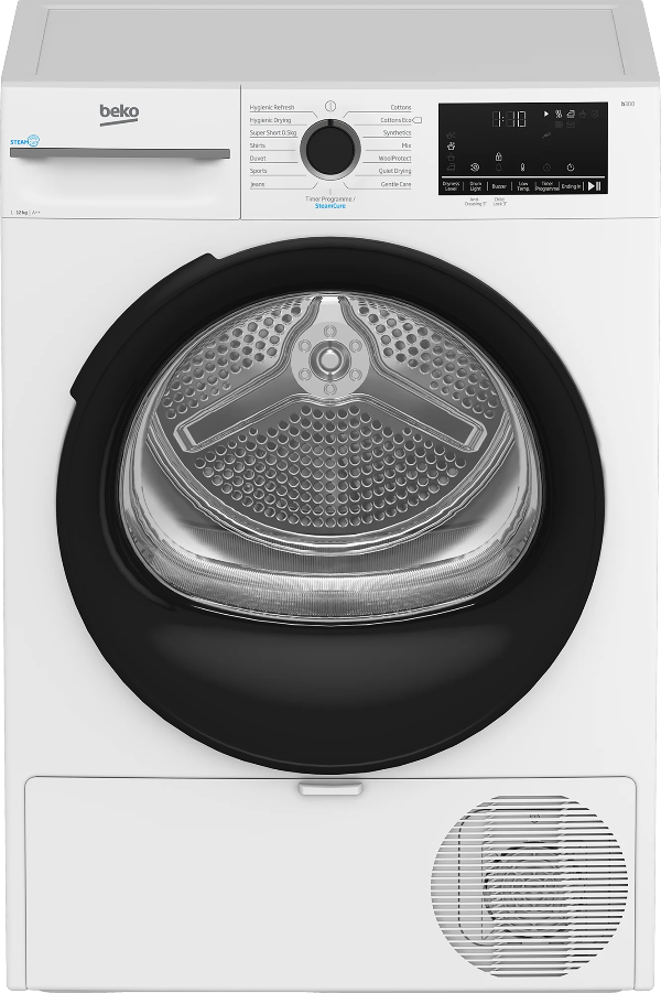 Beko 12kg Heat Pump Tumble Dryer - White | BM3T31233NW
