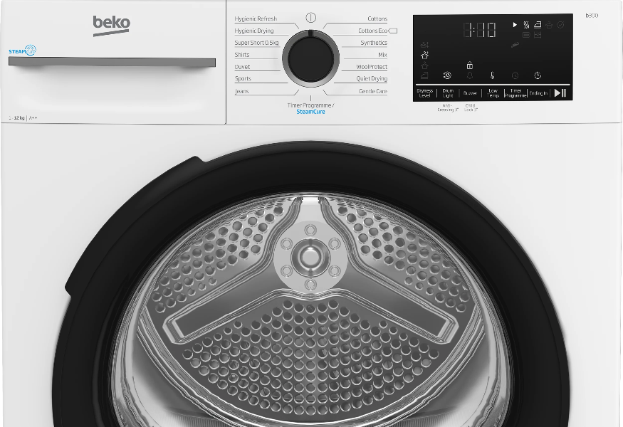 Beko 12kg Heat Pump Tumble Dryer - White | BM3T31233NW
