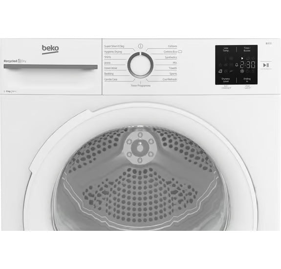Beko 8kg Heat Pump Tumble Dryer - White | BM3T3822W