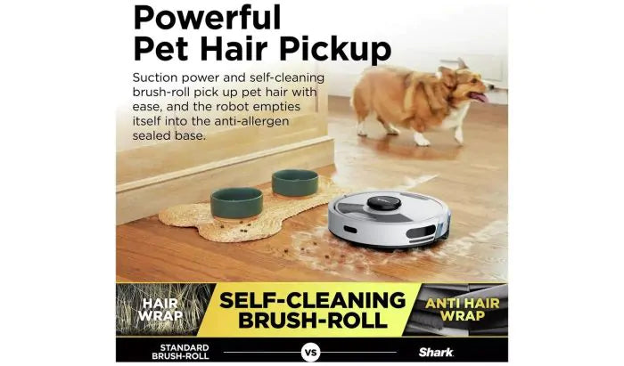 Shark Matrix Plus 2-in-1 Robot Vacuum & Mop White | RV2620WDUKWH