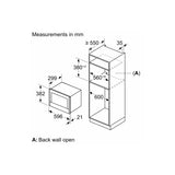 Neff N70 Integrated Microwave Left Hinge NL4WR21G1B