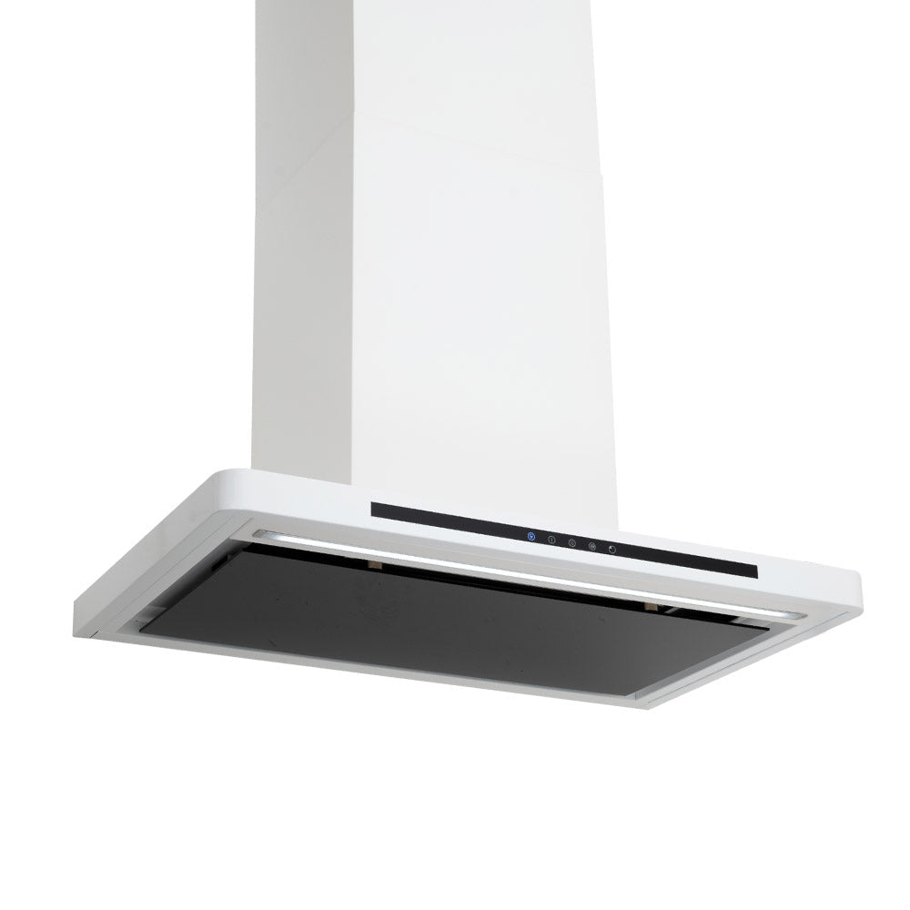 Luxair LINEA Premium 80cm Slimline Cooker Hood - White | LA-80-LINEA-WHT