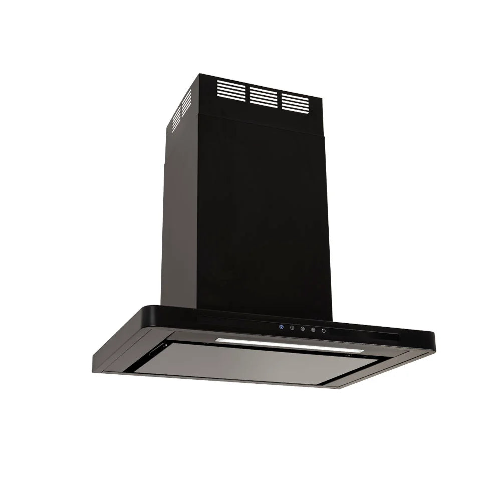 Luxair LINEA Premium 60cm Slimline Cooker Hood - Black | LA-60-LINEA-BLK