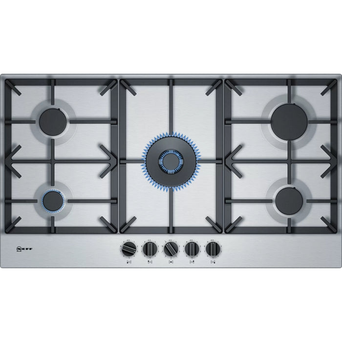 Neff N70 90cm S/Steel Gas Hob T29DS69N0