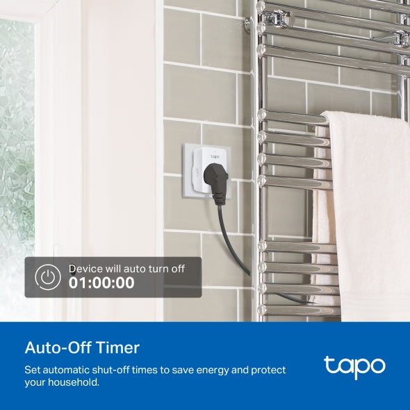 Tapo Mini Smart Wi-Fi Plug, Energy Monitoring | TAPOP110M