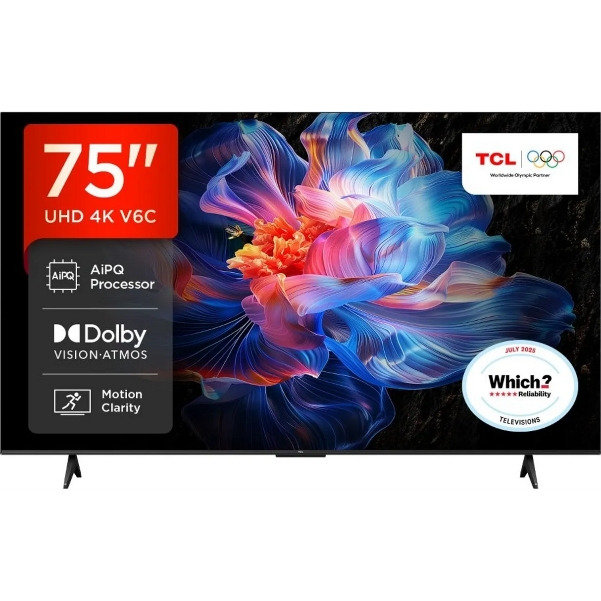 TCL V6C 75" 4K Ultra HD Smart Google TV | 75V6C