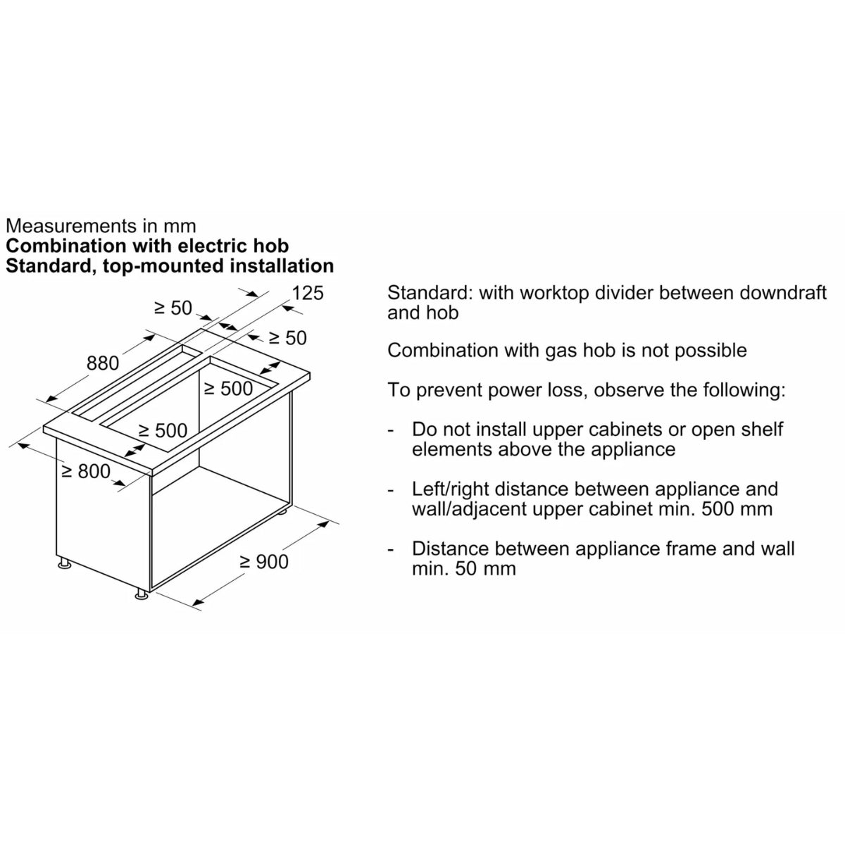 Neff N90 90cm Glass Downdraft Hood I98WMM1S7B
