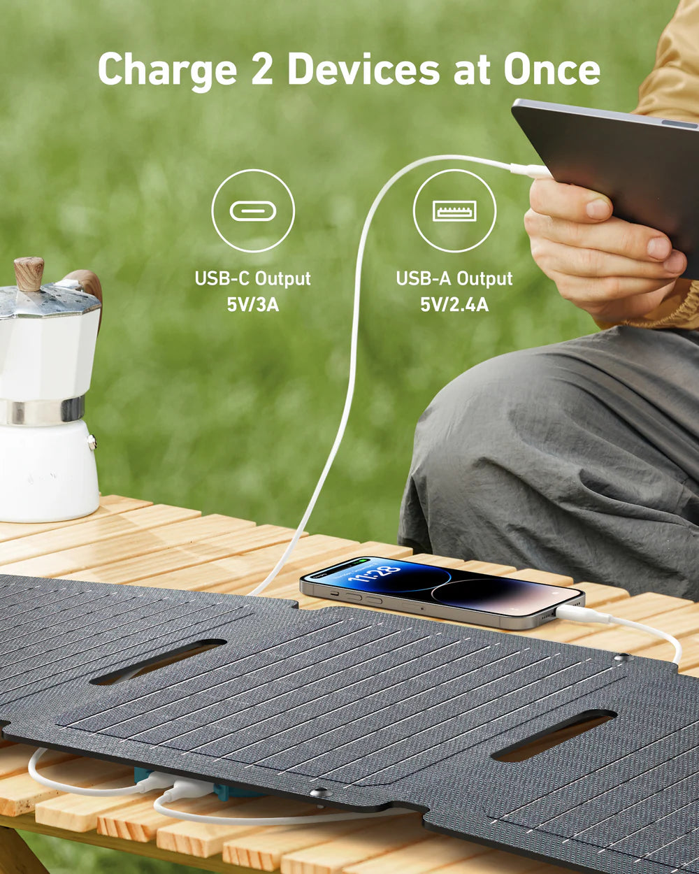 Anker SOLIX PS30 Portable Solar Panel | A24260A1
