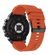 Garett Smartwatch Atom - Black Steel & Orange | ATOM BLACK STEEL