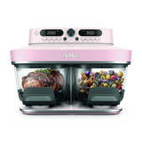 Ninja CRISPi DualZone 8-Function Glass Air fryer - Rose | DD102UKPK1