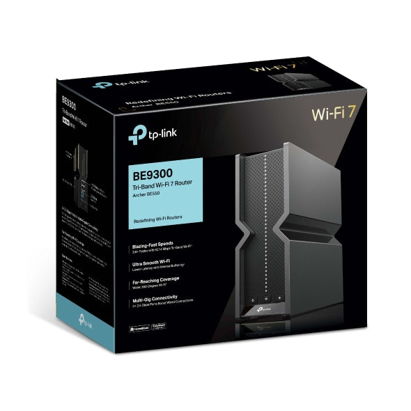 TP Link BE9300 Tri-Band Wi-Fi 7 Router | ARCHERBE550